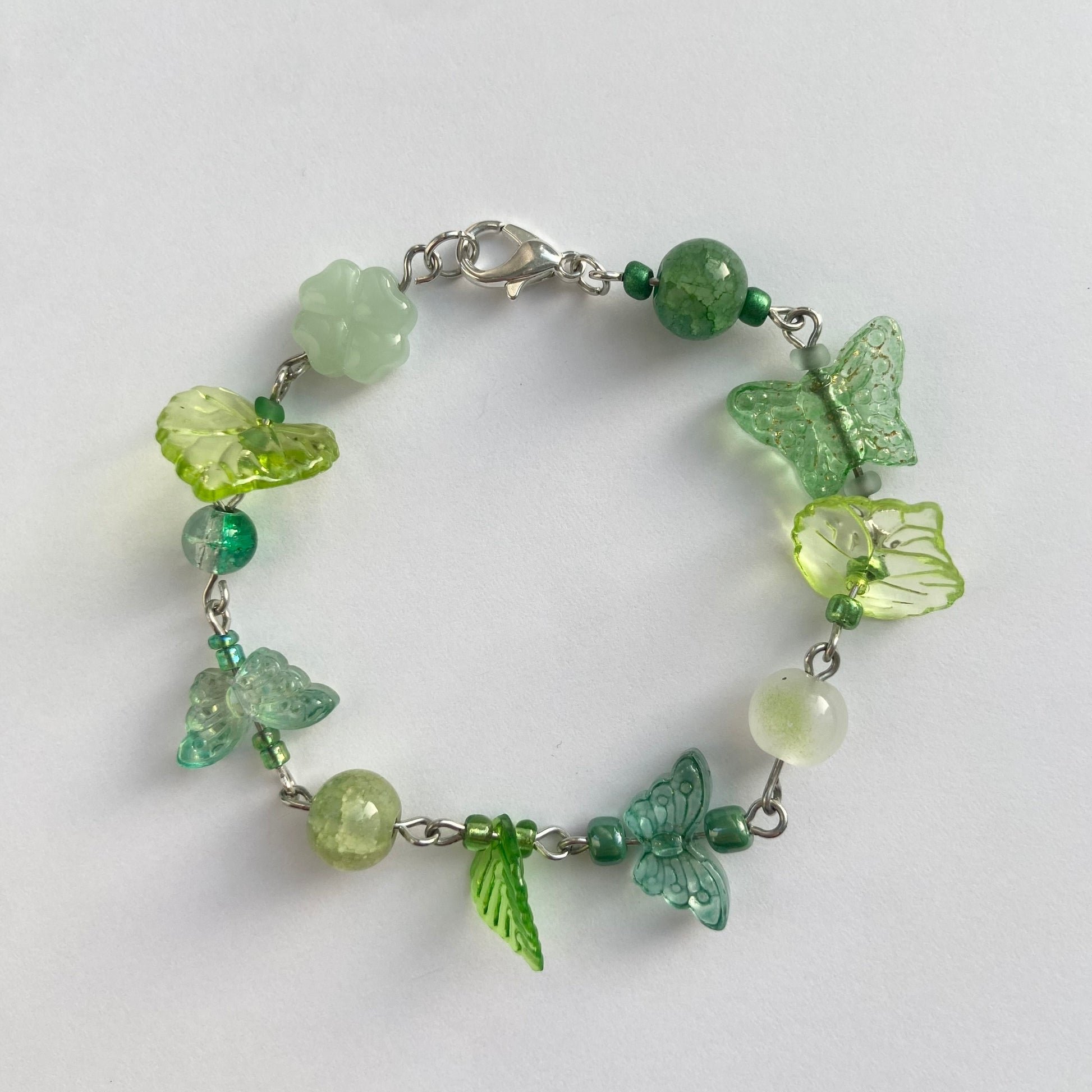 Fairycore Nature jewelry bracelet green