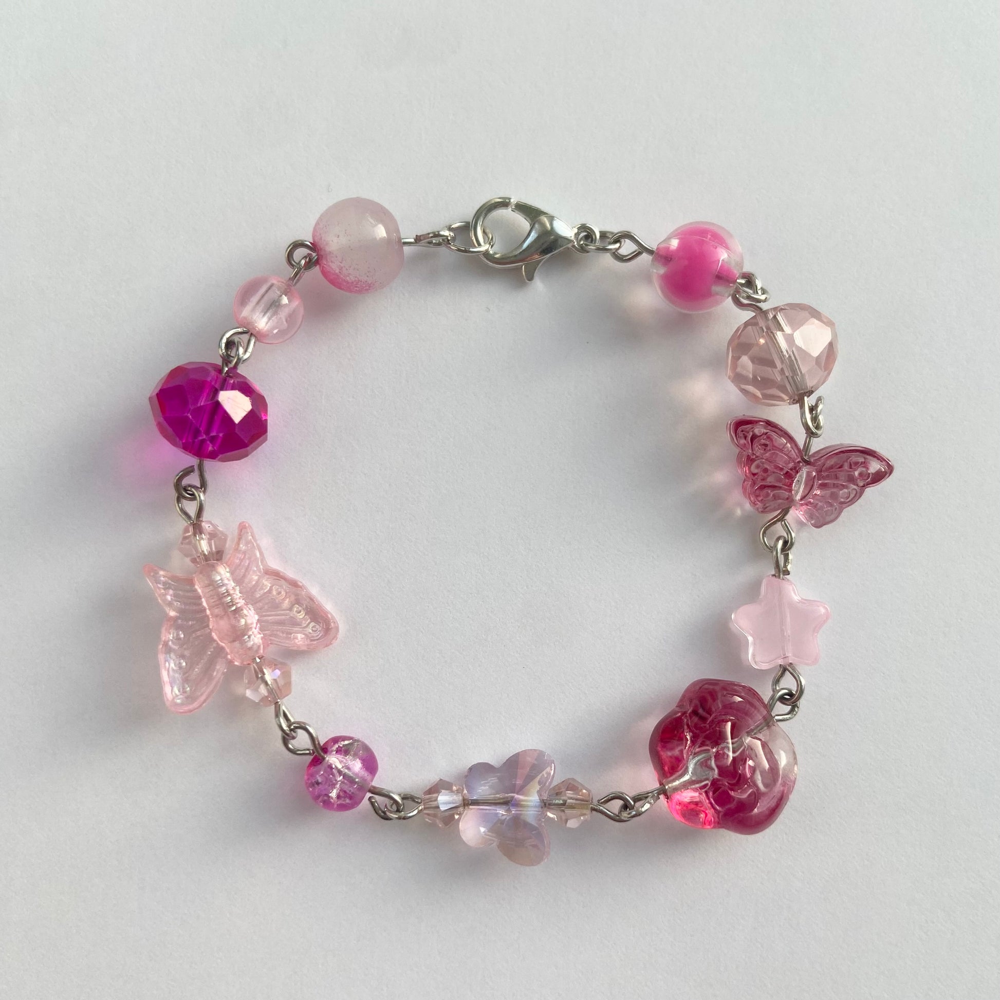 Pink jewelry trendy fashion bracelet