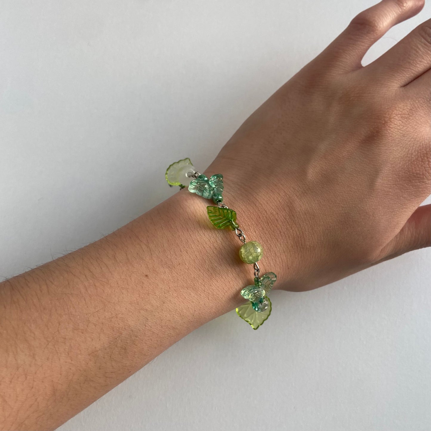 Fairycore Nature jewelry bracelet green