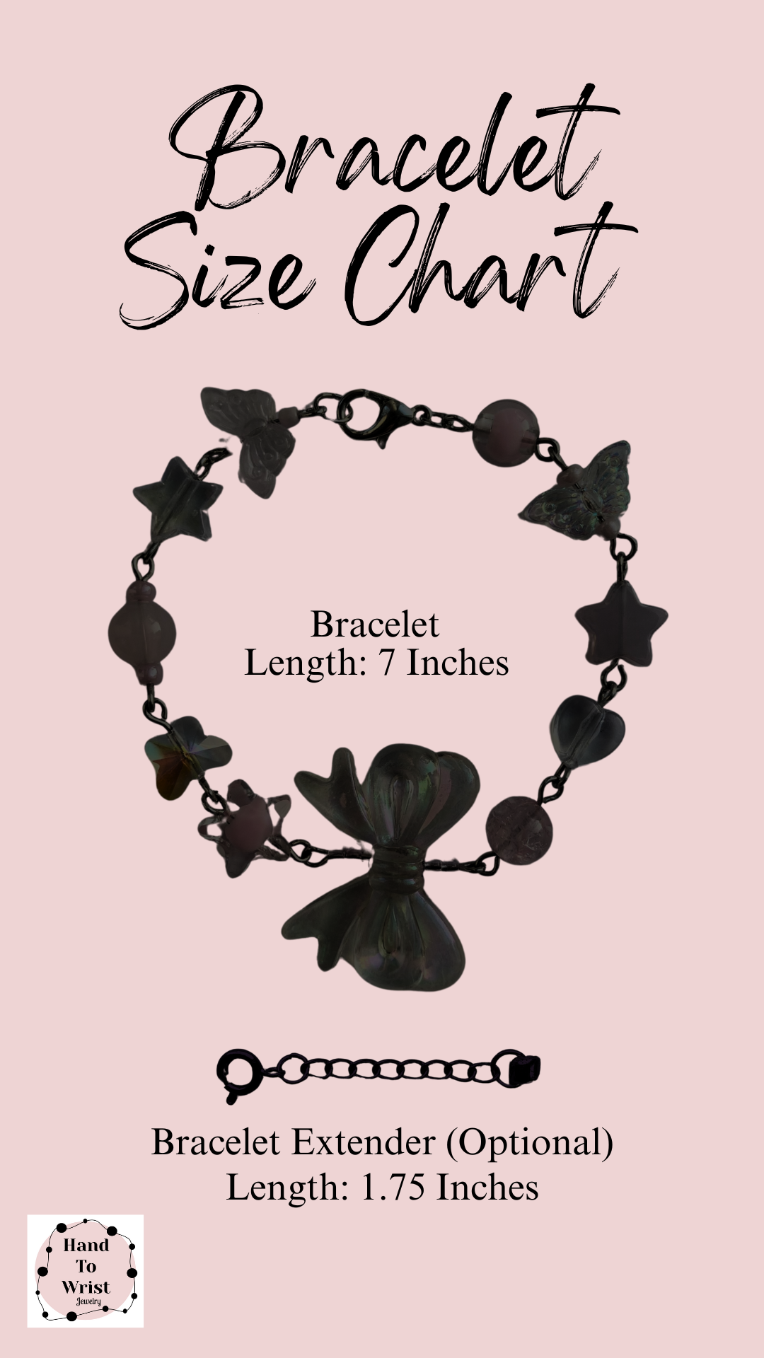 Lover girl bracelet size chart demure fashion