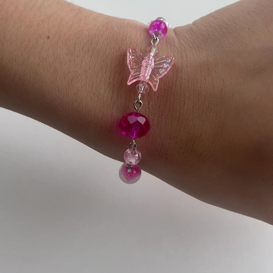 Pink jewelry trendy fashion bracelet video