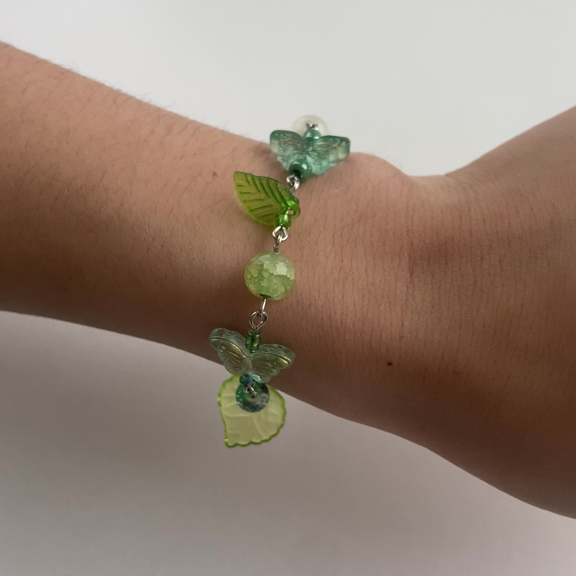 Fairycore Nature jewelry bracelet green video